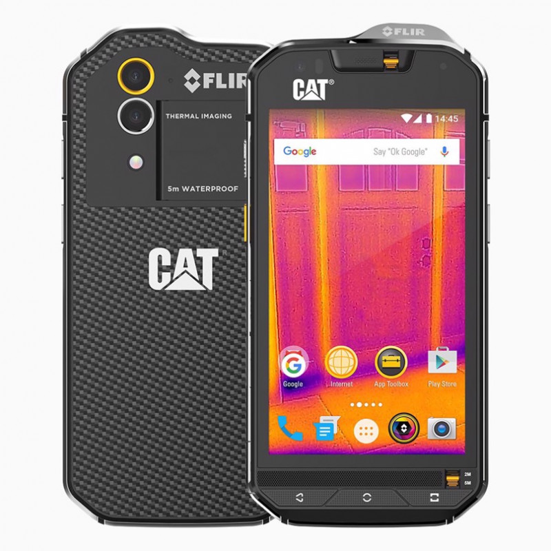 Begagnad mobil - CAT S60 32GB Svart med FLIR termisk kamera (beg med mura)