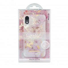 Skal och fodral - Onsala mobilskal till iPhone XR Soft RoseGold Marble