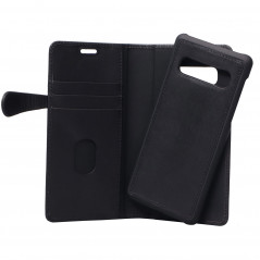 Skal och fodral - Buffalo Magnetiskt 2-i-1 Plånboksfodral i läder till Samsung Galaxy S10+ Plus