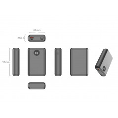 Portabla batterier - iiglo PowerBank batteri på 10.000mAh