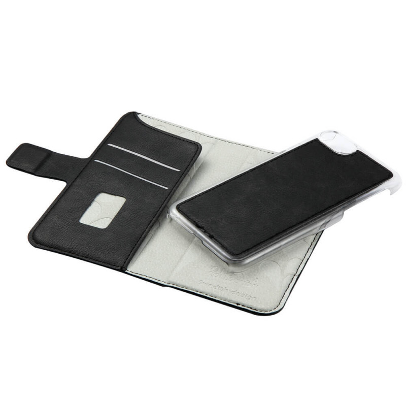 Fodral och skal - Onsala Magnetic Plånboksfodral 2-i-1 till iPhone 6/7/8/SE2/SE3 Midnight Black