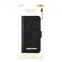 Fodral och skal - Onsala Magnetic Plånboksfodral 2-i-1 till iPhone 6/7/8/SE2/SE3 Midnight Black