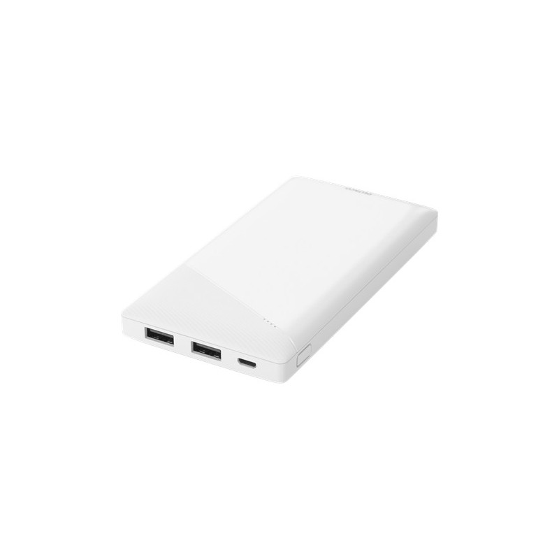Portabla batterier - Slim Powerbank 10000mAh från Deltaco med 2.1A
