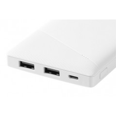 Portabla batterier - Slim Powerbank 10000mAh från Deltaco med 2.1A
