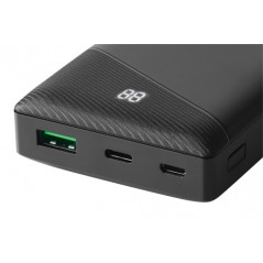 Portabla batterier - Powerbank på 10000mAh från Deltaco med snabbladdning och 3 A/18 W, 37 Wh