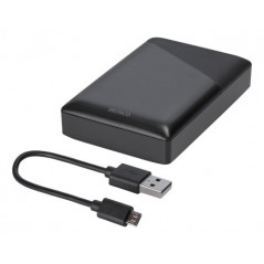 Portabla batterier - Powerbank på 10000mAh från Deltaco med snabbladdning och 3 A/18 W, 37 Wh