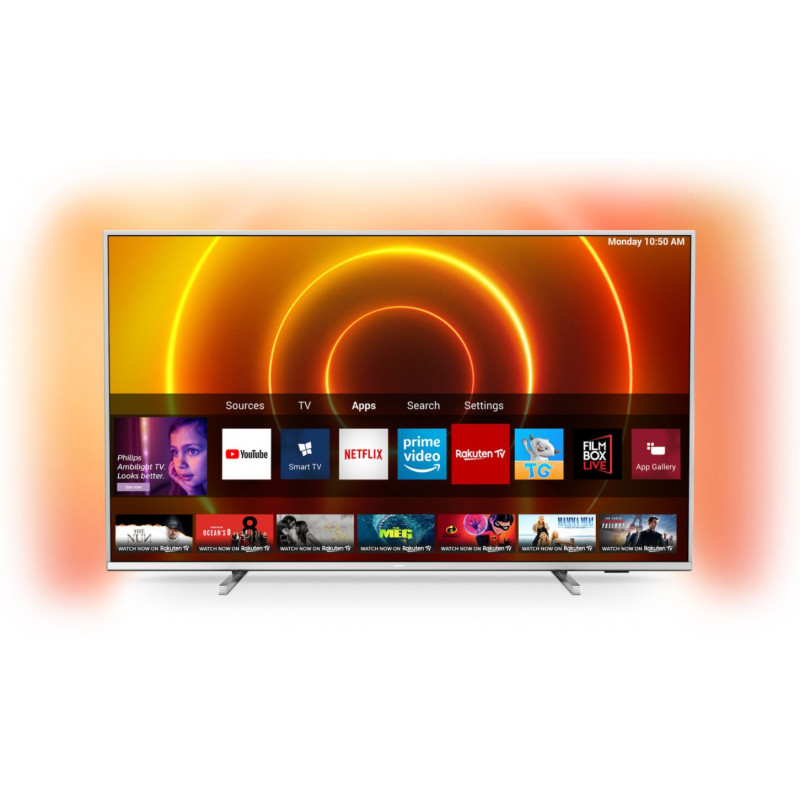 TV-apparater - Philips 55-tums 4K Smart UHD-TV med 3-sidig Ambilight