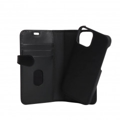 iPhone 13 - Buffalo Magnetiskt 2-i-1 Plånboksfodral i äkta läder till iPhone 13 Mini