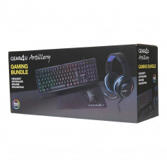 Paket tangentbord & mus gaming - GEAR4U Gaming Combo RGB 4-i-1 med USB+3.5mm