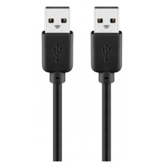 USB 2.0-kabel USB A till USB A i flera längder