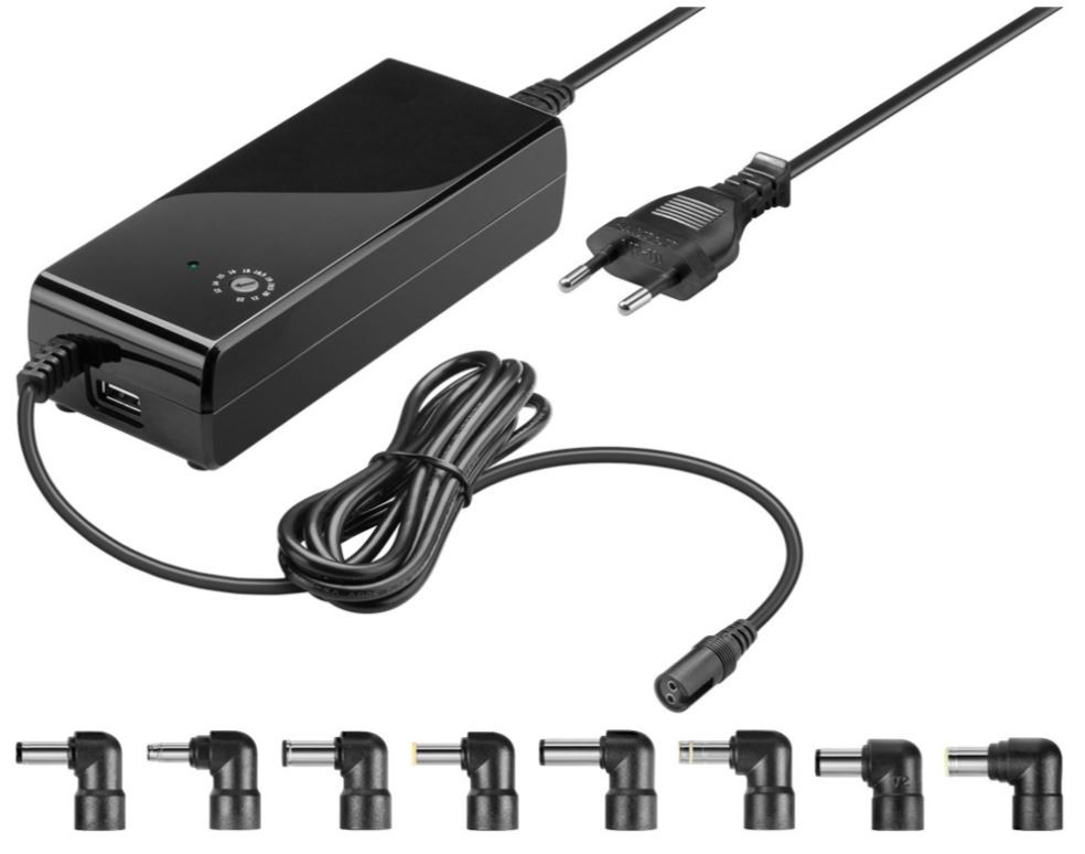 Goobay universal datorladdare 90 watt för laptops med USB