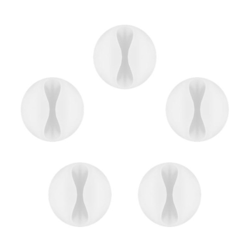 Kabelhantering - Kabelhållare Organizer 5-pack