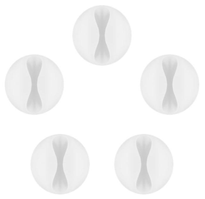 Kabelhållare Organizer 5-pack