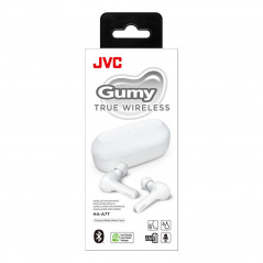 Trådlösa hörlurar - JVC Gumy Bluetooth headset hörlur, in-ear, white