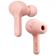 Trådlösa hörlurar - JVC Gumy Bluetooth headset hörlur, in-ear, pink