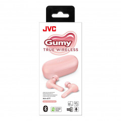 Trådlösa hörlurar - JVC Gumy Bluetooth headset hörlur, in-ear, pink