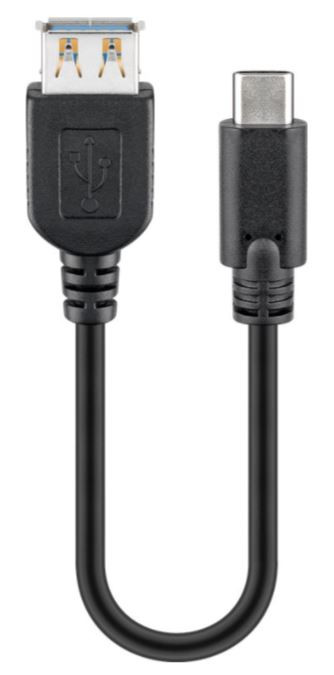 Ladd- och synkkabel USB-C till USB 3.0 förlängning med QC stöd