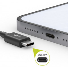 USB-C kabel - Laddkabel i textil USB-C till USB