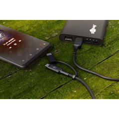 USB-kablar & USB-hubb - Goobay USB 2.0 till Micro-USB och USB-C med adapter