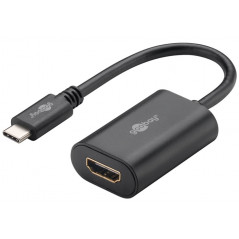 TV & Ljud - Goobay USB-C till HDMI-adapter 4k Ultra HD @60Hz & 3D