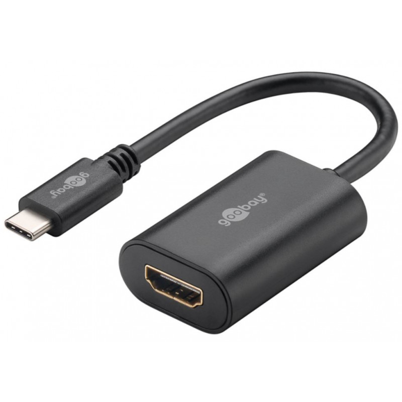 TV & Ljud - Goobay USB-C till HDMI-adapter 4k Ultra HD @60Hz & 3D