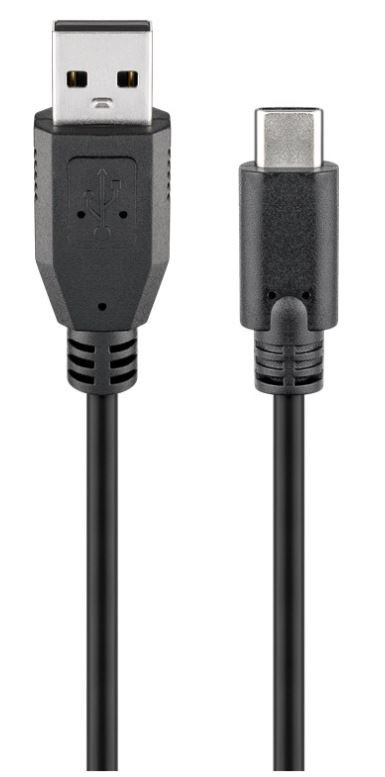 USB-C till USB-A 2.0-kabel (15W 3A 480 Mbit/s) (3 meter)