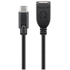 Tillbehör - USB-C till USB 2.0 Hona-kabel 0.2M