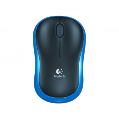 Logitech M185 trådlös mus i blå färg