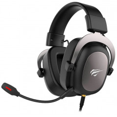 Ljud - Havit gamingheadset 7.1 Black + Gunmetal med USB & 3.5mm