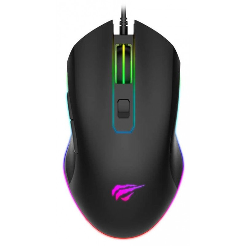 Gamingmus - Havit gamingmus med RGB LED belysning & 3200 DPI