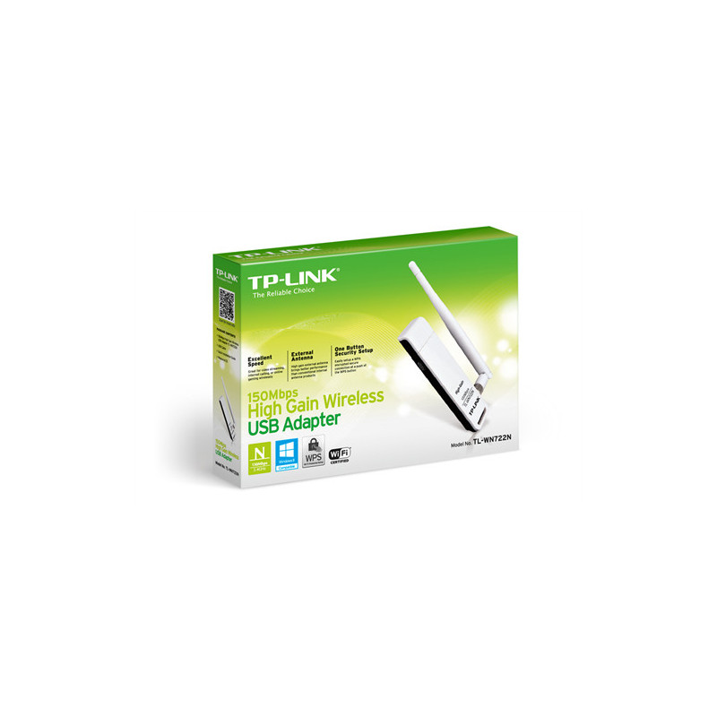 Trådlösa nätverkskort - TP-Link trådlöst USB-nätverkskort med antenn