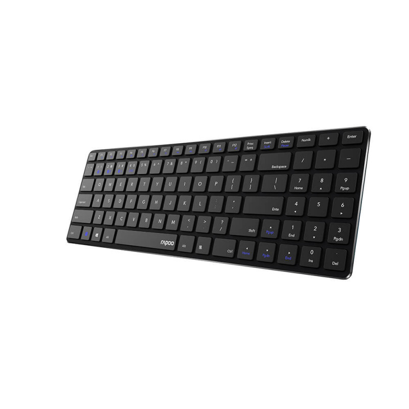 Bluetooth tangentbord - Rapoo E9100M kompakt trådlöst Bluetooth-tangentbord
