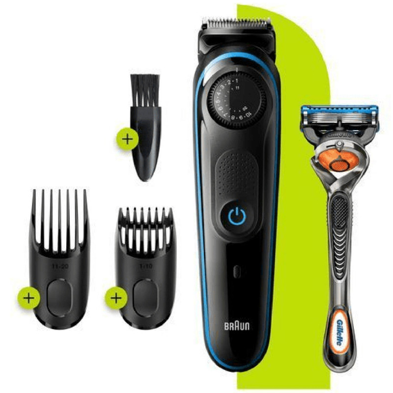 Personvård - Braun batteridriven Skäggtrimmer + Gillette Fusion5