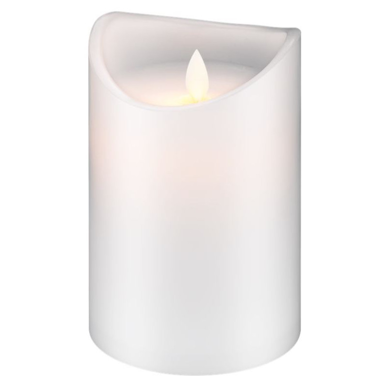 LED-ljus - LED-ljus med äkta vax och realistisk låga (10 x 15 cm)