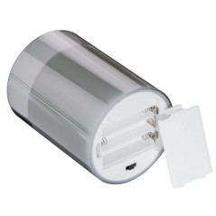 LED-ljus - Set med 3 LED-ljus med äkta vax och realistisk låga