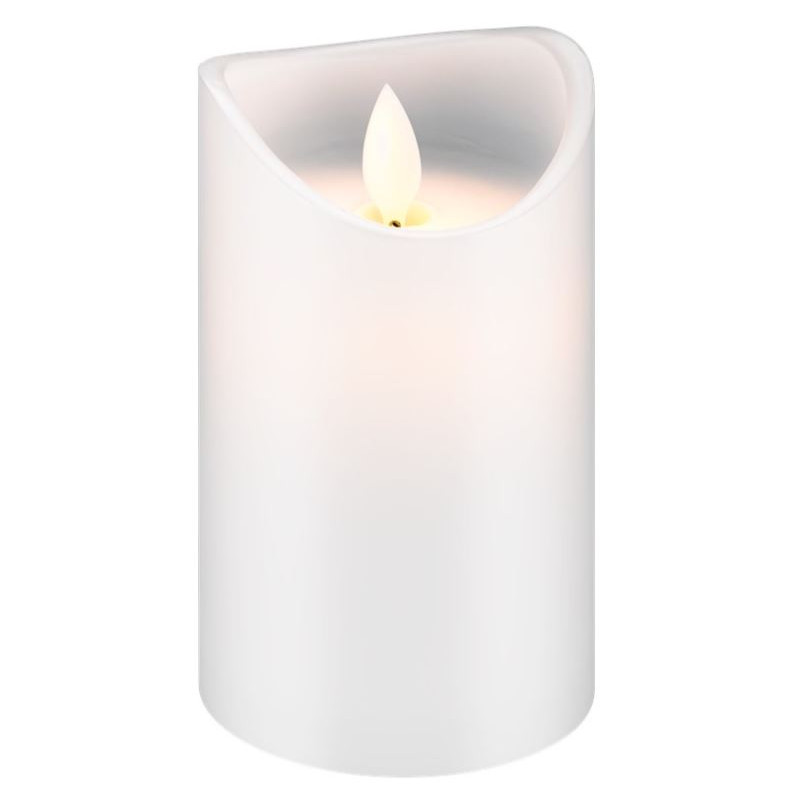 LED-ljus - LED-ljus med äkta vax och realistisk låga (7.5x12.5cm)