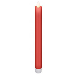 LED-ljus - Set med 5st röda LED-ljus med äkta vax samt fjärrkontroll