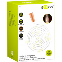 Ljusslingor - Goobay LED ljusslinga för flaskor 10st 2m LED-slingor med 20-LED