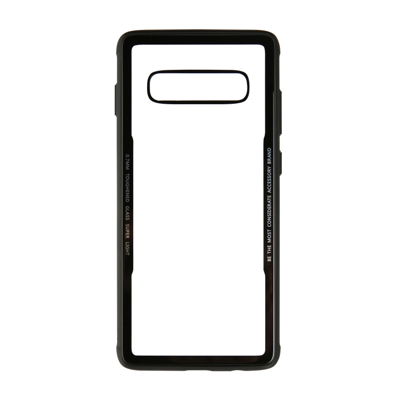 Samsung - Gear Ultraslim Mobilskal till Samsung Galaxy S10+ Plus med härdat glas