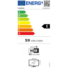 TV-apparater - Thomson LED-TV 55-tums UHD 4K Smart med Android