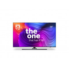 TV-apparater - Philips 58-tums 4K Smart UHD-TV med Ambilight