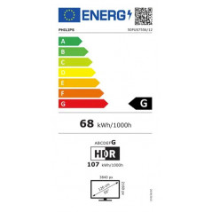 TV & Ljud - Philips 50-tums 4K Smart UHD-TV