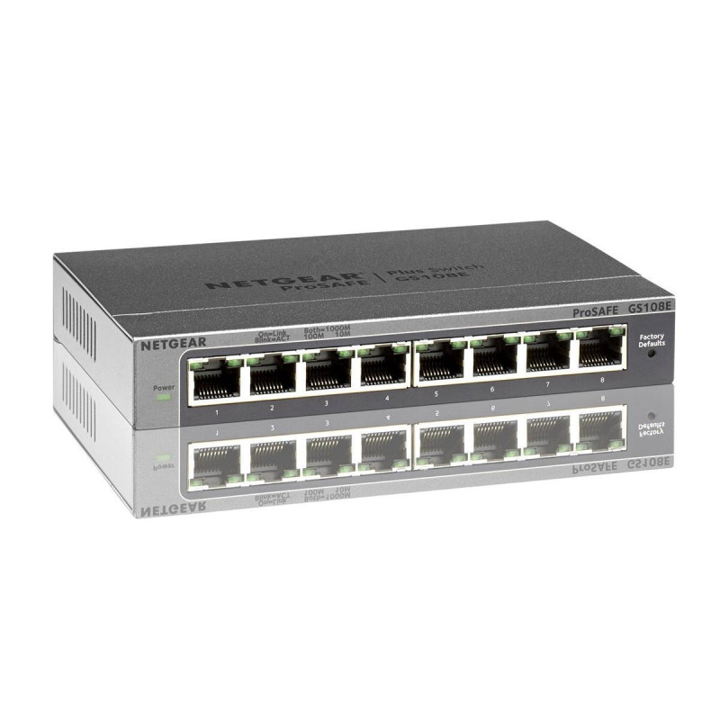 Switchar - Netgear 8-portars gigabitswitch GS108E