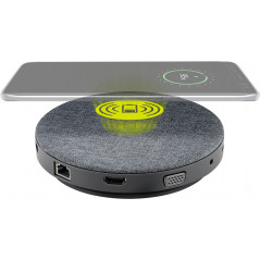 USB-C skärmadapter - Goobay USB-C 11-i-1 Multiport Dock med trådlös snabbladdning och strömförsörjning 100 W