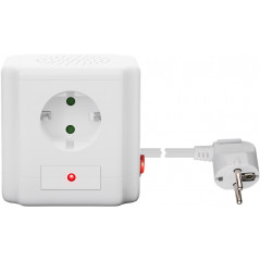 Grendosa - Goobay Multi-grenuttag med 4 uttag + 2 USB