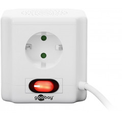 Grendosa - Goobay Multi-grenuttag med 4 uttag + 2 USB
