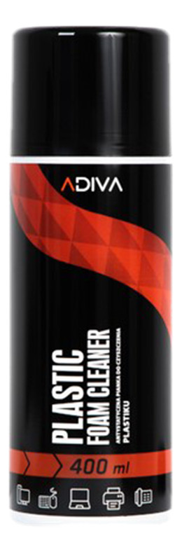 Adiva skumrengörare för plastytor 400 ml