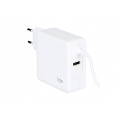 Väggladdare surfplatta - iiglo universal USB-C laddare till PC, telefon och surfplatta, USB-C 65W 1.8m