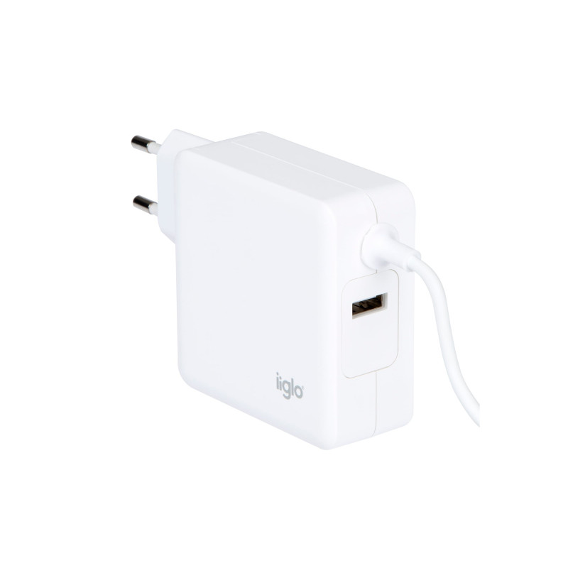 USB-C Laddare - iiglo universal USB-C laddare till PC, telefon och surfplatta, USB-C 90W 1.8m