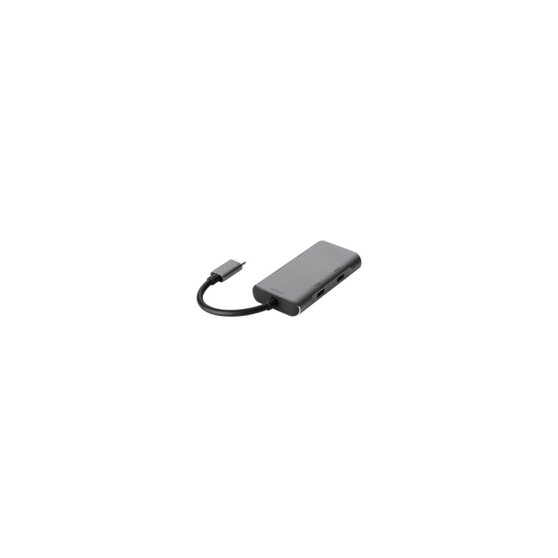 USB-C hubb - USB-C hubb med 2x USB-C och 2x USB-A anslutningar